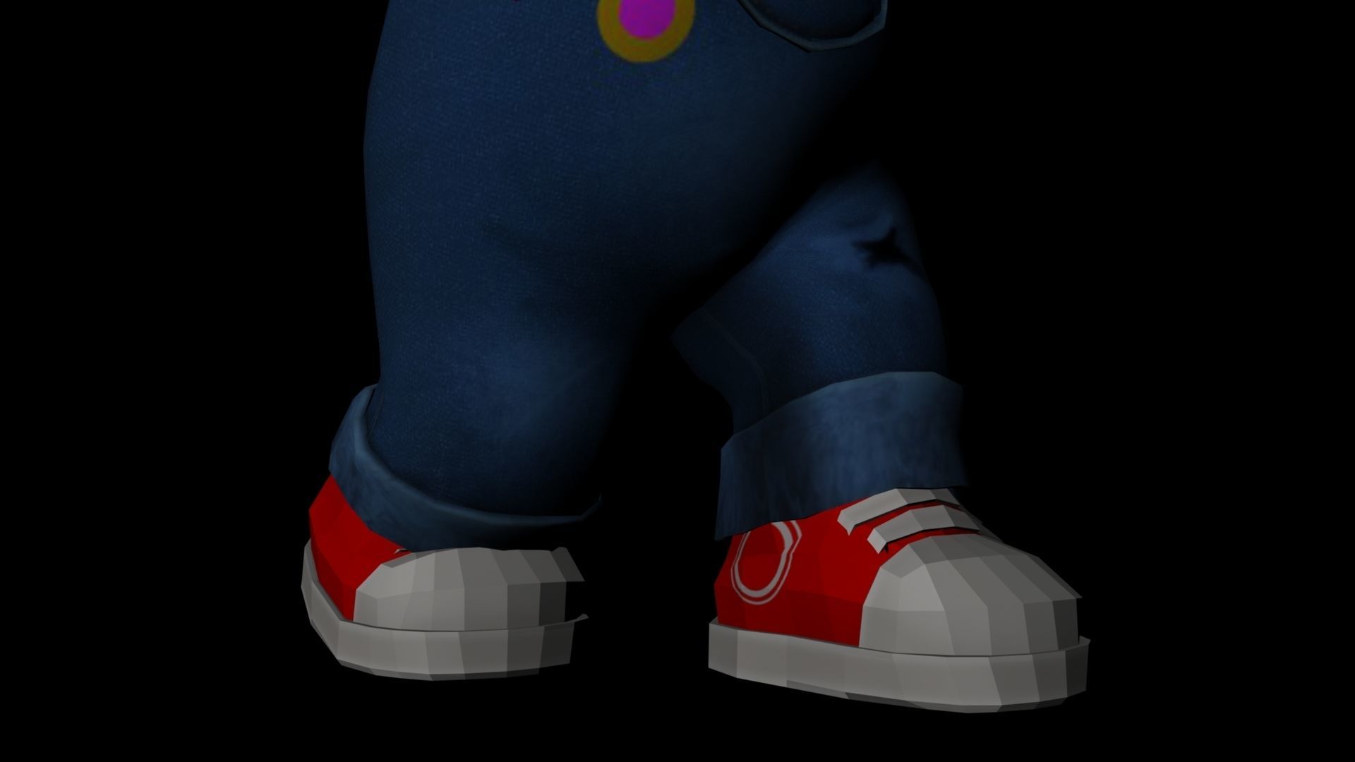 Tom Model cartoon cat Low-poly 3D model_4