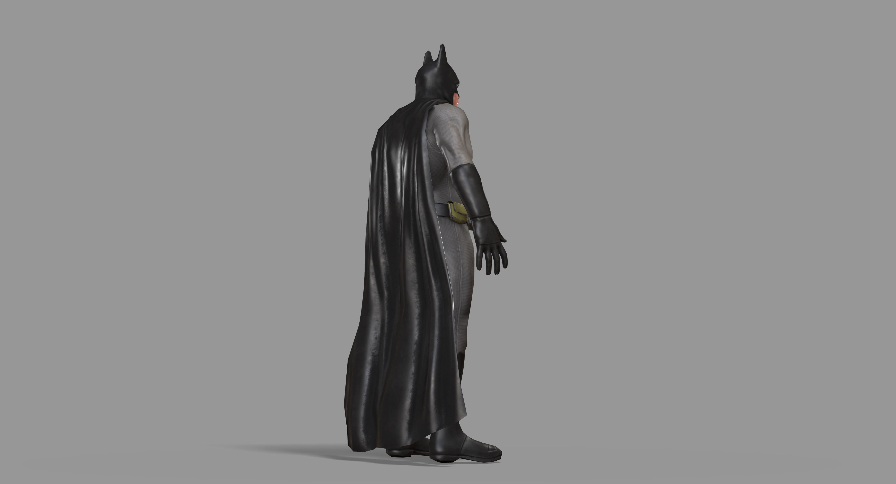 Batman Superhero Low-poly 3D model_20