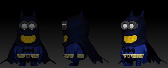 Minions character 3D print model
