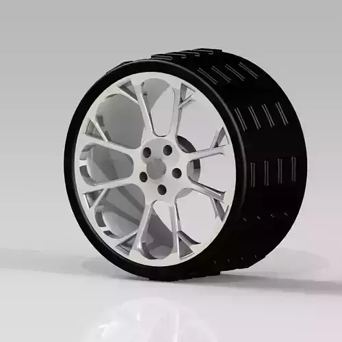 Rims of a jaguar car Free 3D model