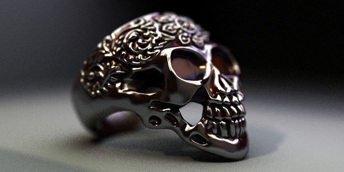 Scull Sprouted 3D print model