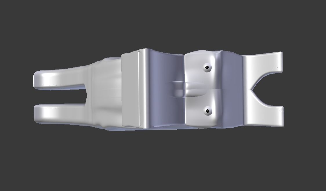 Husky metal bracket Free low-poly 3D model_1