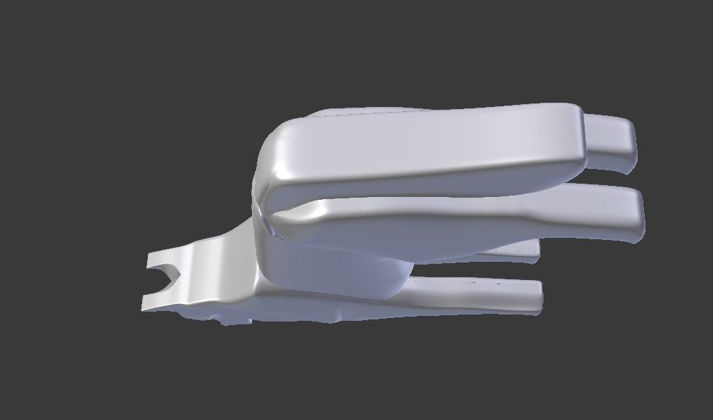 Husky metal bracket Free low-poly 3D model_2