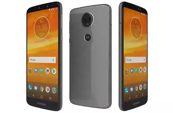 Motorola Moto E5 Plus Flash gray 3D model