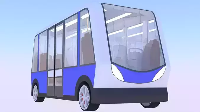Shuttle minibus concept 2024 3D model