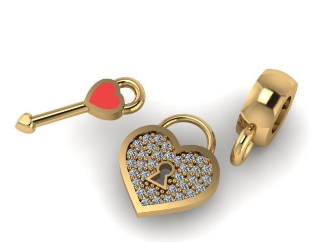 charm hanger series  3D print model_1