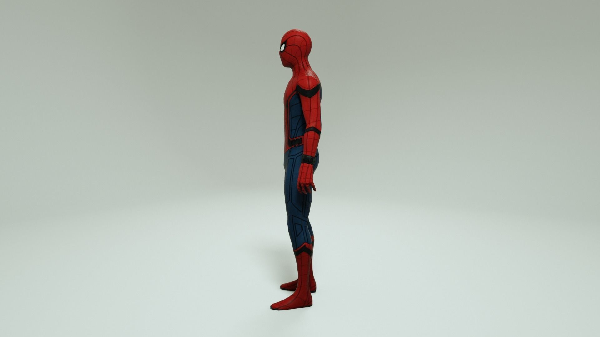 SPIDER-MAN HOMECOMING VERSION - 3D MODEL RIGGED 3D model_2