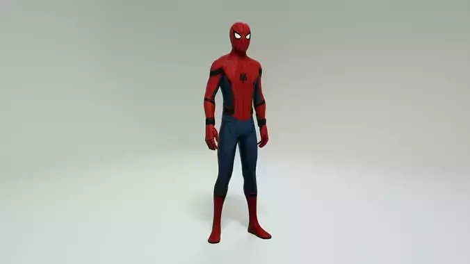 SPIDER-MAN HOMECOMING VERSION - 3D MODEL RIGGED