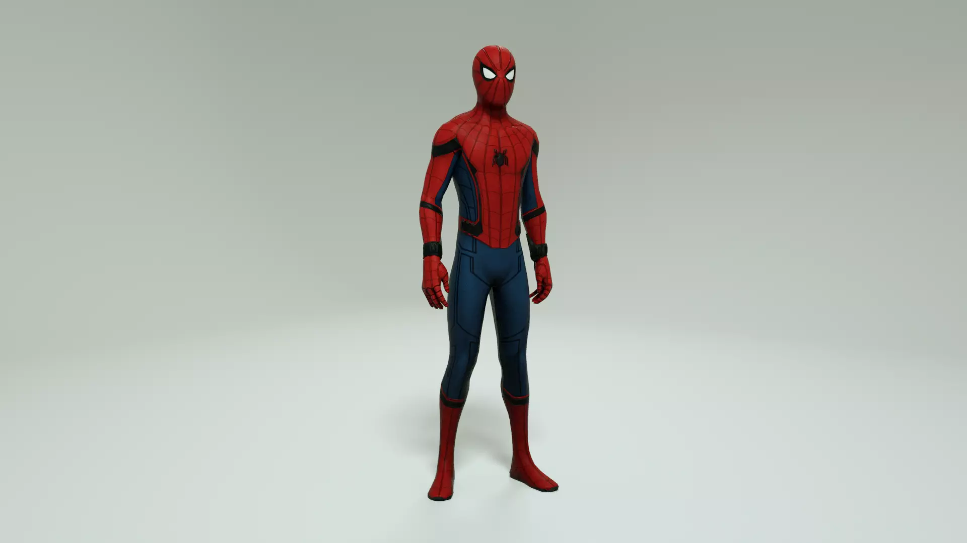SPIDER-MAN HOMECOMING VERSION - 3D MODEL RIGGED 3D model_0