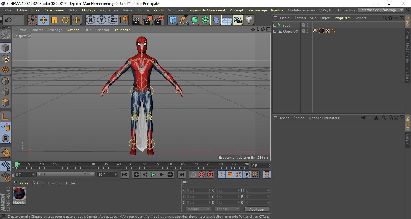 SPIDER-MAN HOMECOMING VERSION - 3D MODEL RIGGED 3D model_4