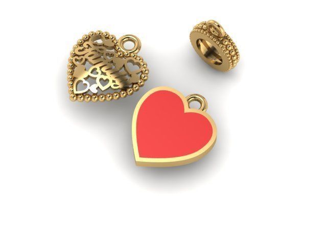 charm hanger series  3D print model_3