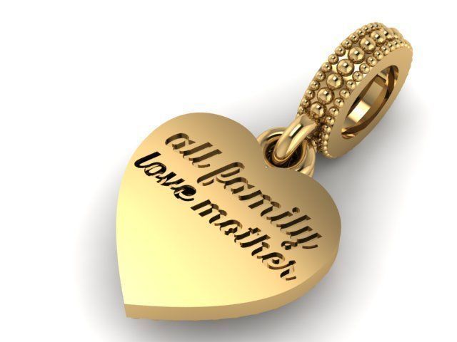 charm hanger series  3D print model_2