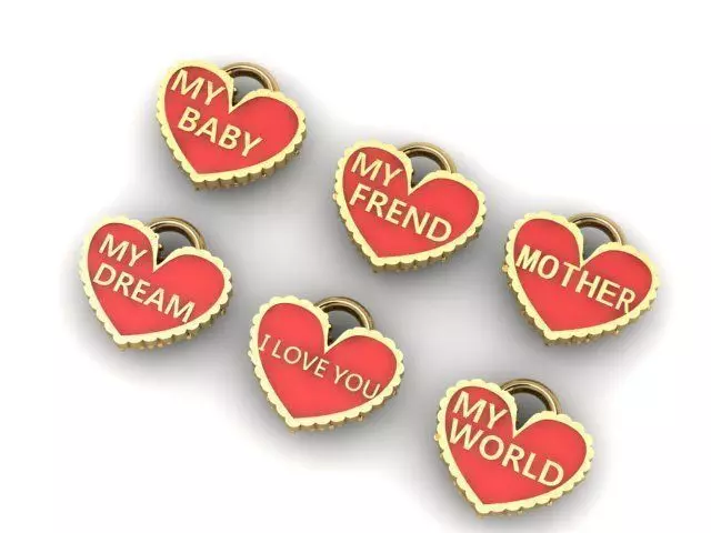 charm hanger series  3D print model_0