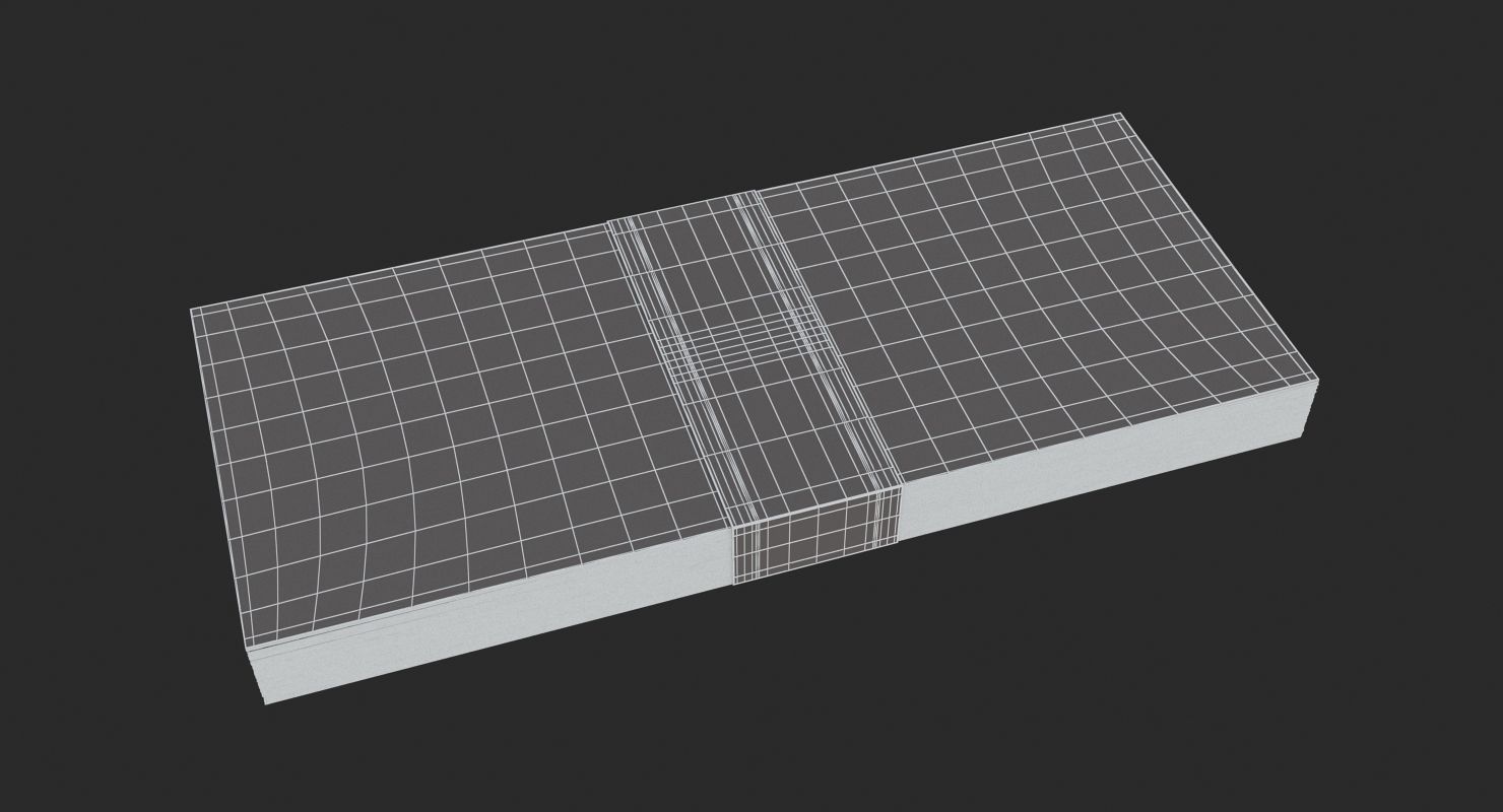 Bank Collection - 100 Dollar Bill Pack 3D model_7