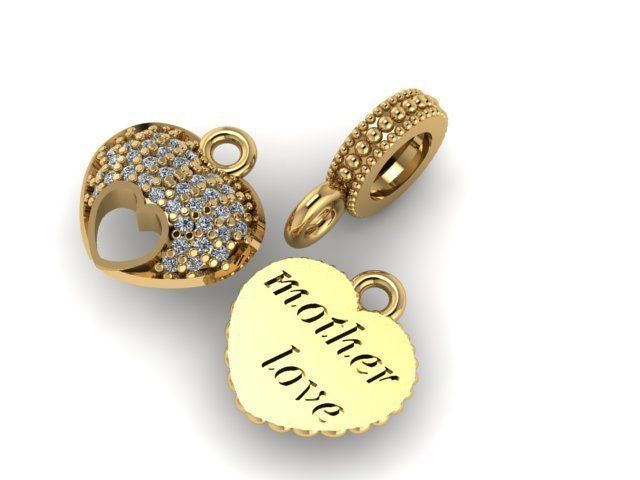 charm hanger series  3D print model_2