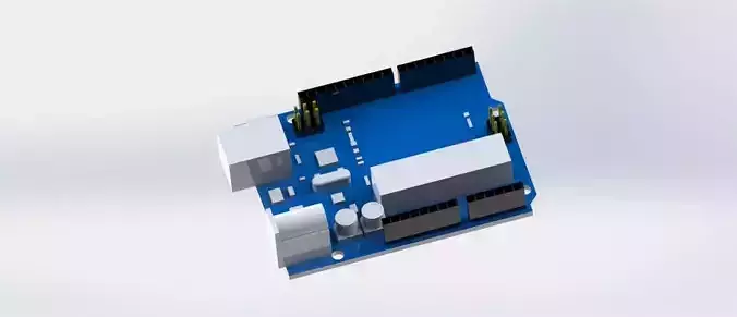 Arduino board Free 3D model