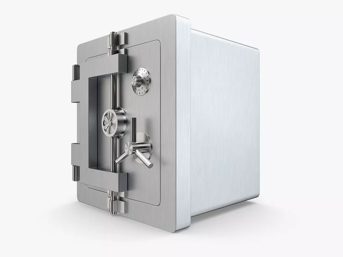 Bank Collection - Steel Bank Safe 3D model