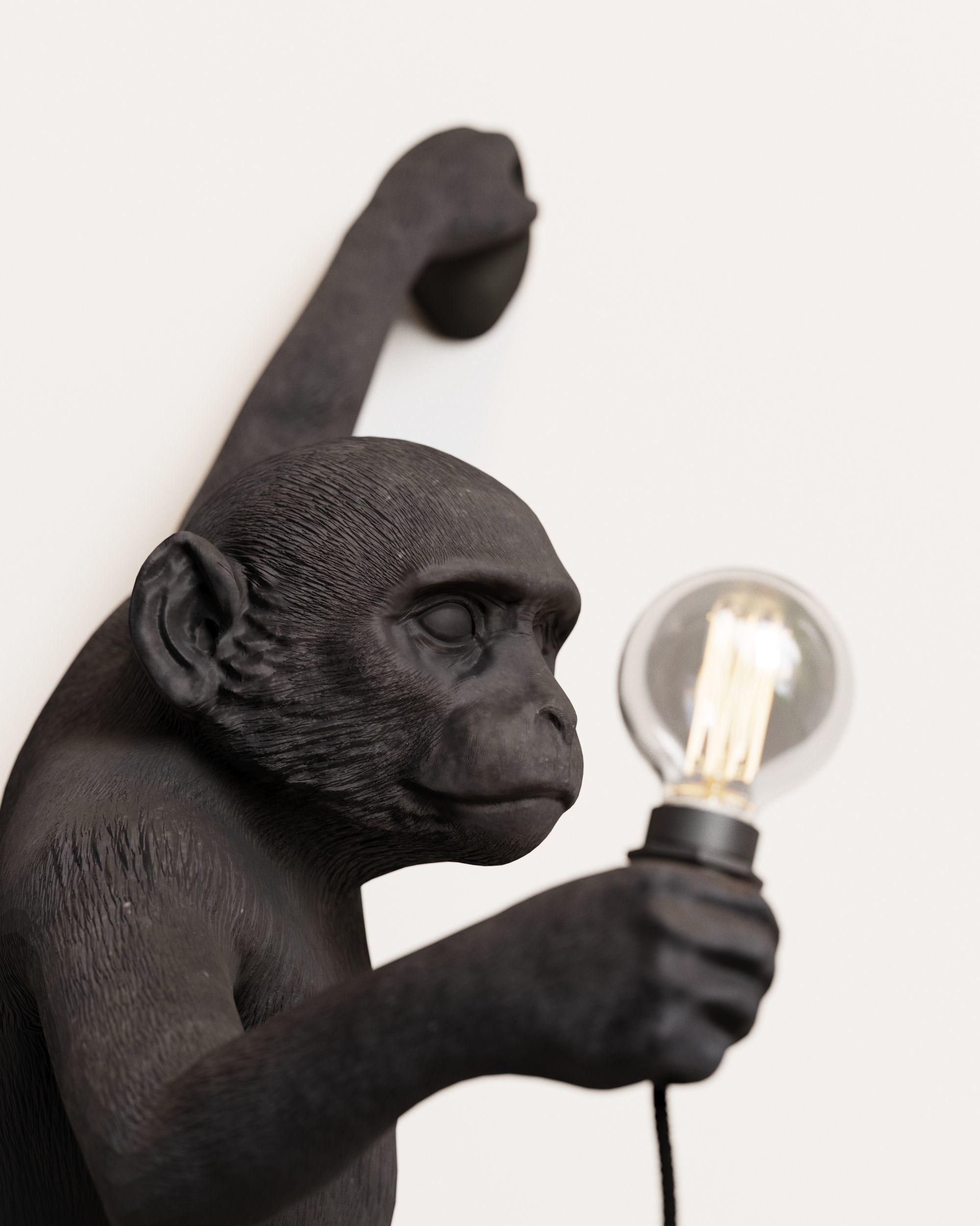 The Monkey Lamp Hanging Left Version  Low and High poly Low-poly 3D model_1