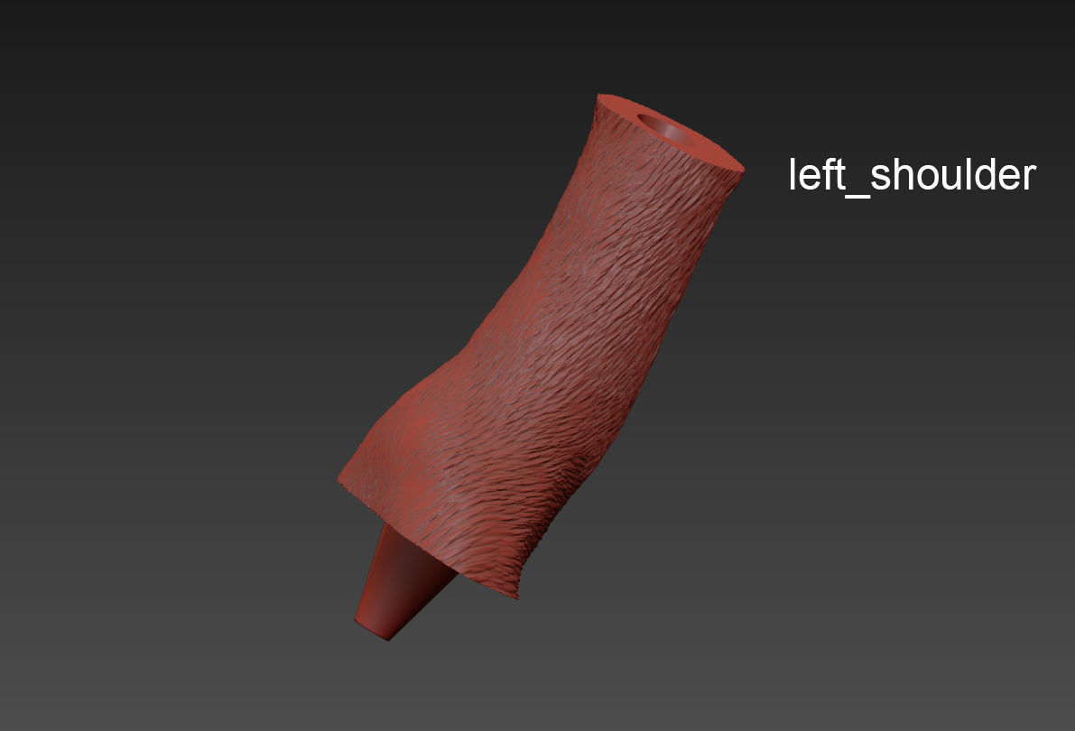 The Monkey Lamp Hanging Left Version  Low and High poly Low-poly 3D model_11