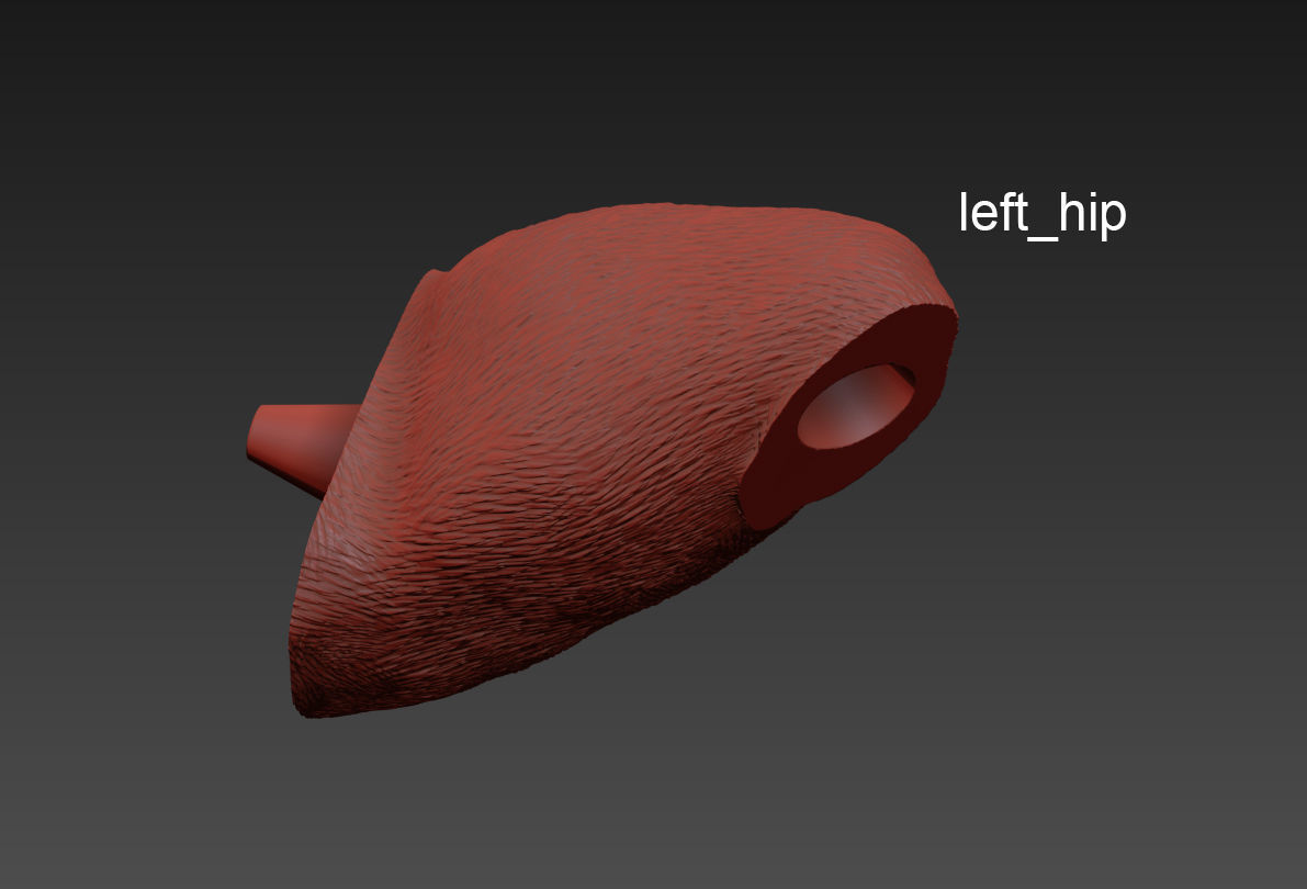 The Monkey Lamp Hanging Left Version  Low and High poly Low-poly 3D model_9