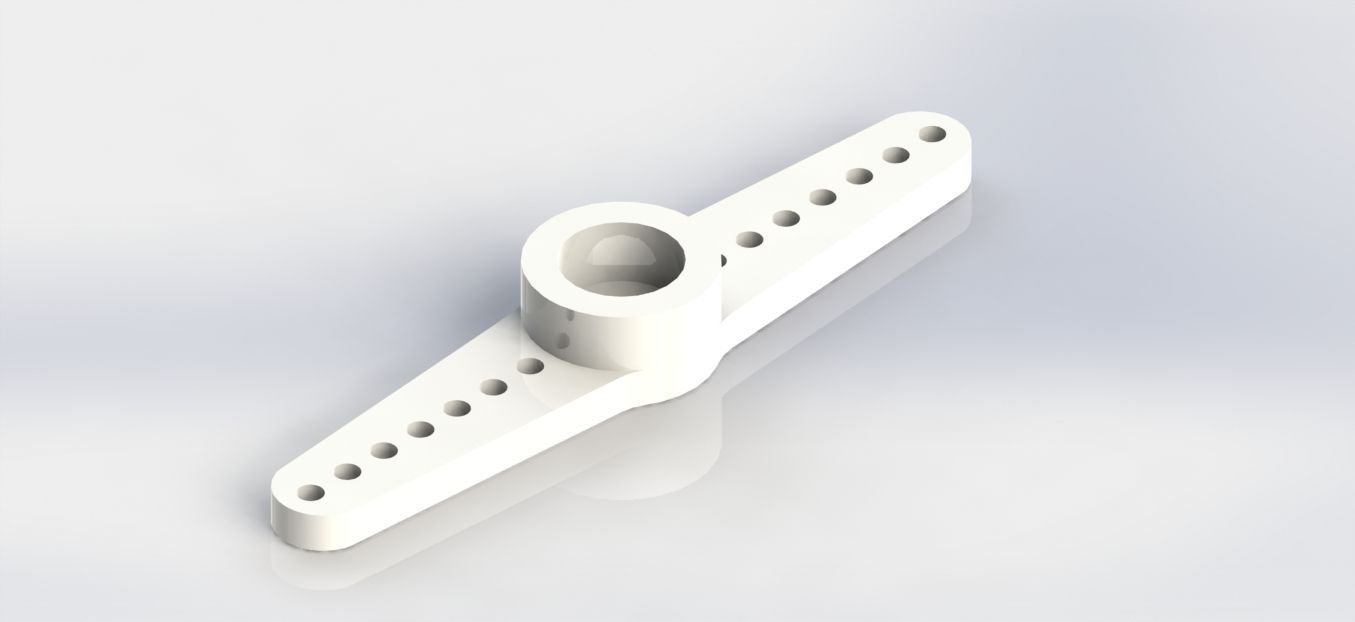 Corona 2 servo 14Kg Free 3D model_1