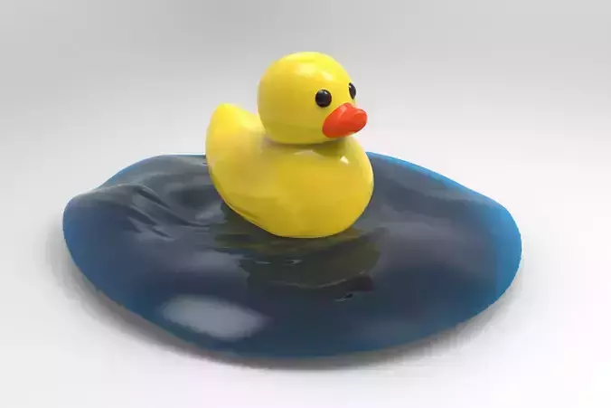 Duck Toy  Free 3D print model