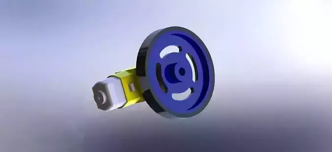 Motorreductor con llanta