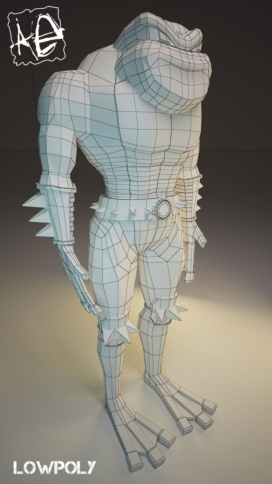 Battletoads frog 3D print model_1