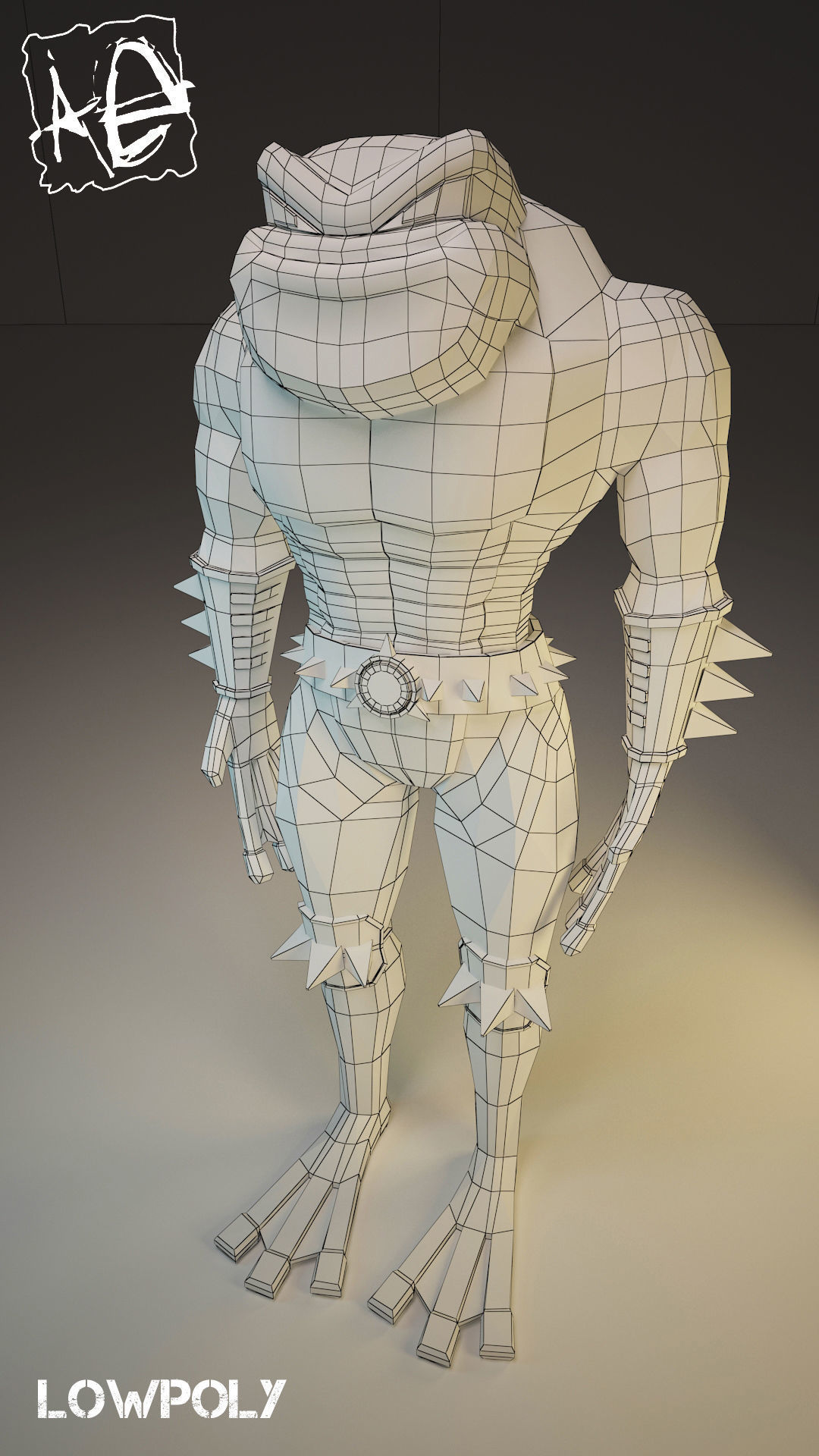 Battletoads frog 3D print model_4