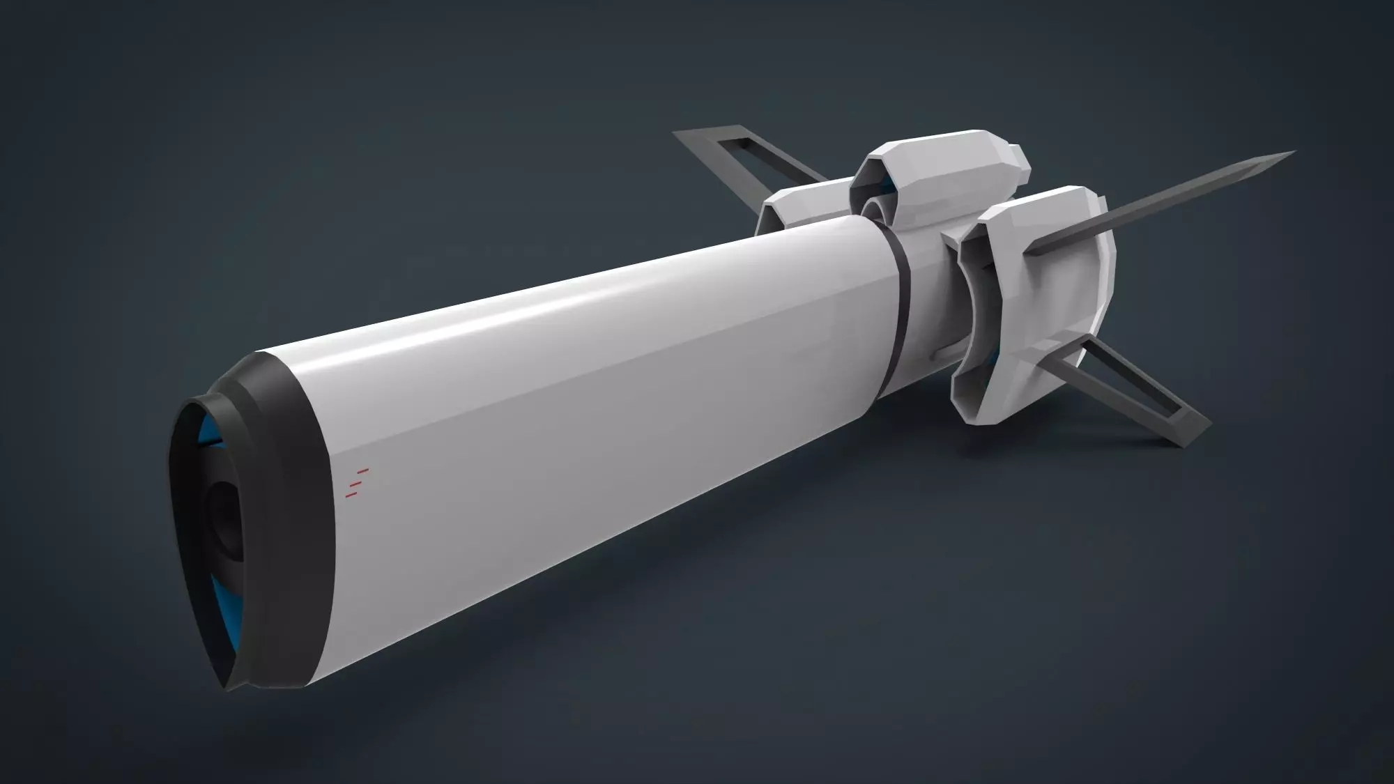 Galaxy SpaceShip Low-poly 3D model_0