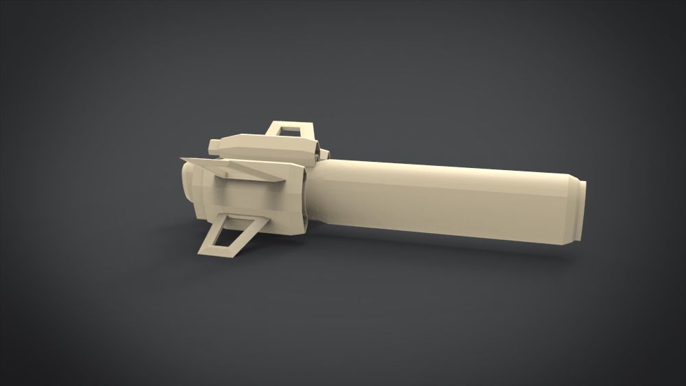 Galaxy SpaceShip Low-poly 3D model_14