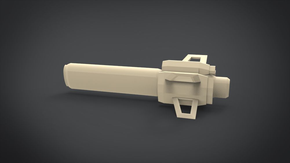 Galaxy SpaceShip Low-poly 3D model_19