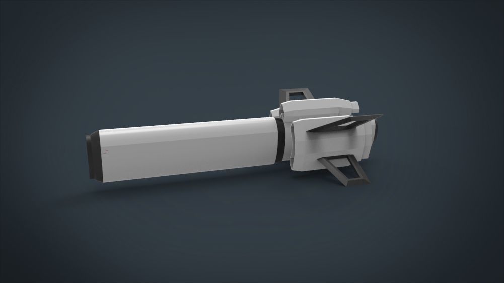 Galaxy SpaceShip Low-poly 3D model_28