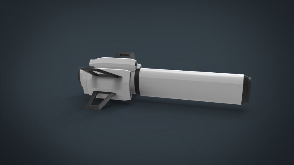 Galaxy SpaceShip Low-poly 3D model_23