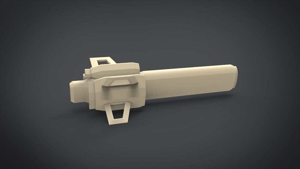 Galaxy SpaceShip Low-poly 3D model_12