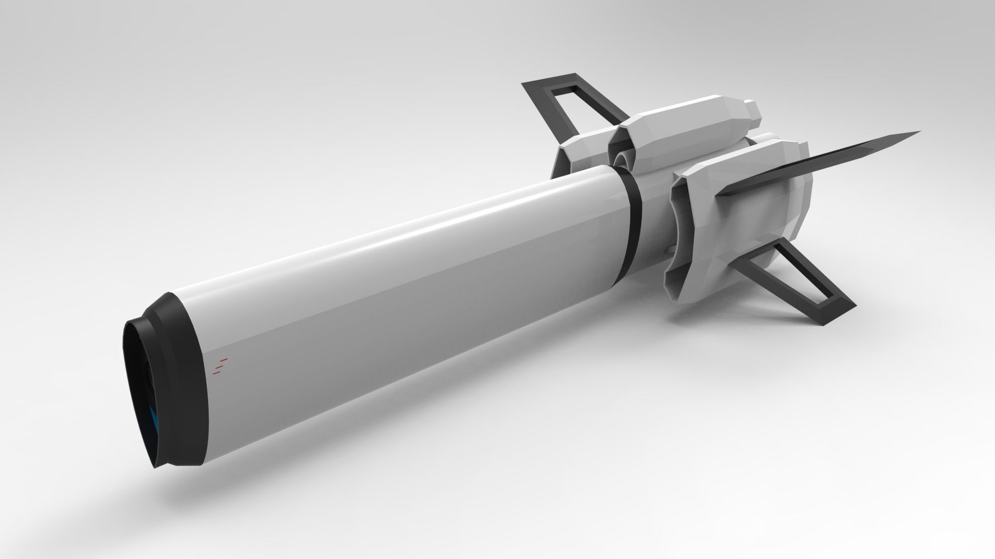 Galaxy SpaceShip Low-poly 3D model_1