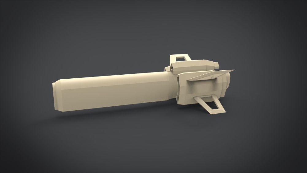 Galaxy SpaceShip Low-poly 3D model_17