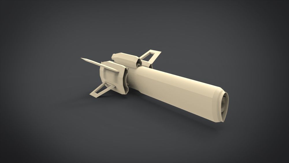 Galaxy SpaceShip Low-poly 3D model_18