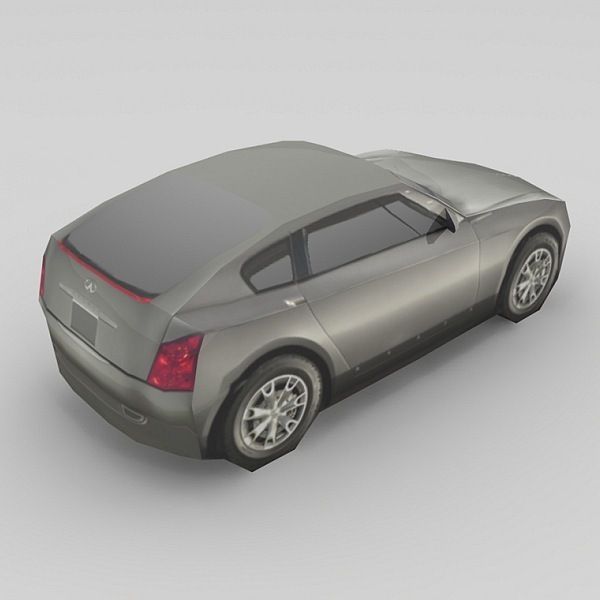 Infiniti Triant Low-poly 3D model_1