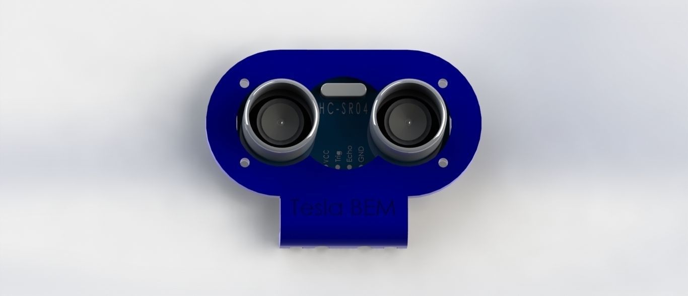 SOPORTE HC-SR04 Free 3D model_2