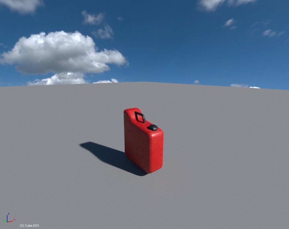 GasCan Low-poly 3D model