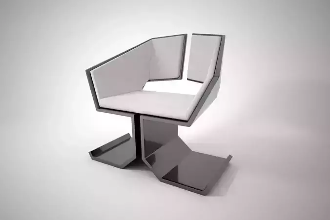 02 FUTURISTIC CHAIR  3D model