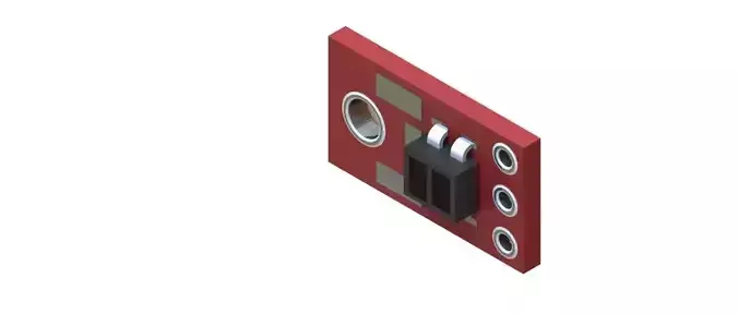 SENSOR DE LINEA QTR-1A Free 3D model