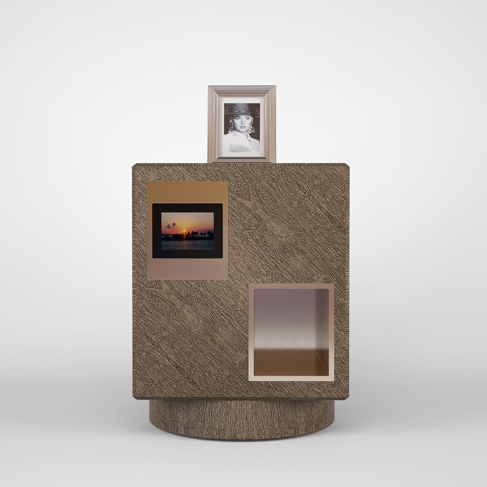 Promemoria Revolving Bookcase Meryl 3D model_2