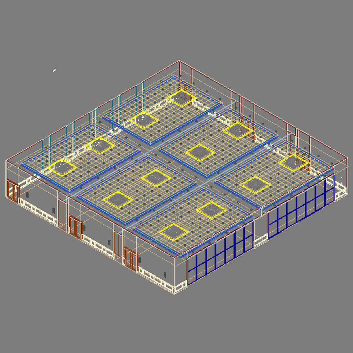 Hotel Ballroom 3D model_12