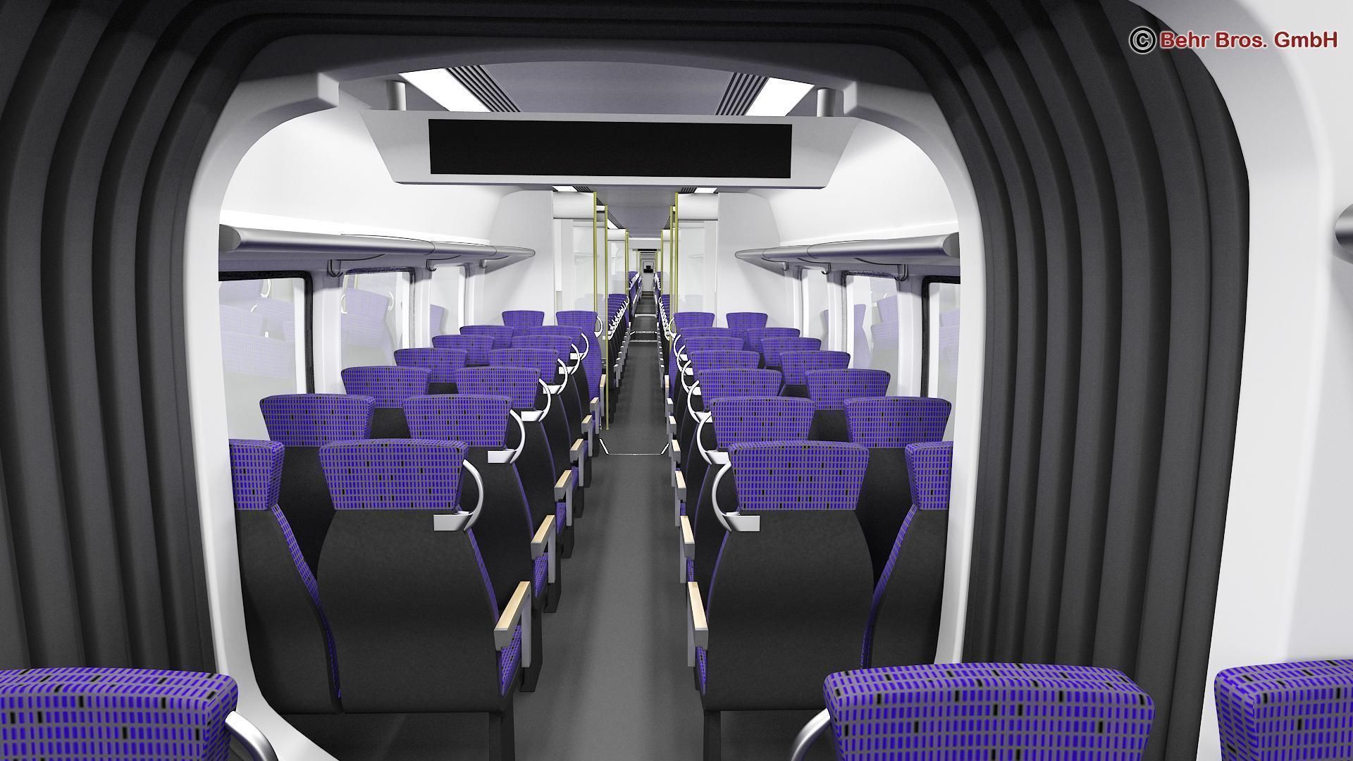 Commuter Train Generic  3D model_40