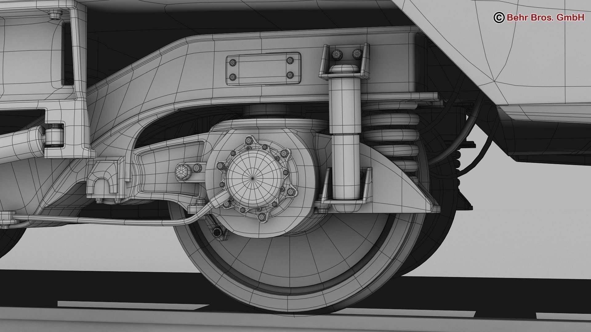 Commuter Train Generic  3D model_24