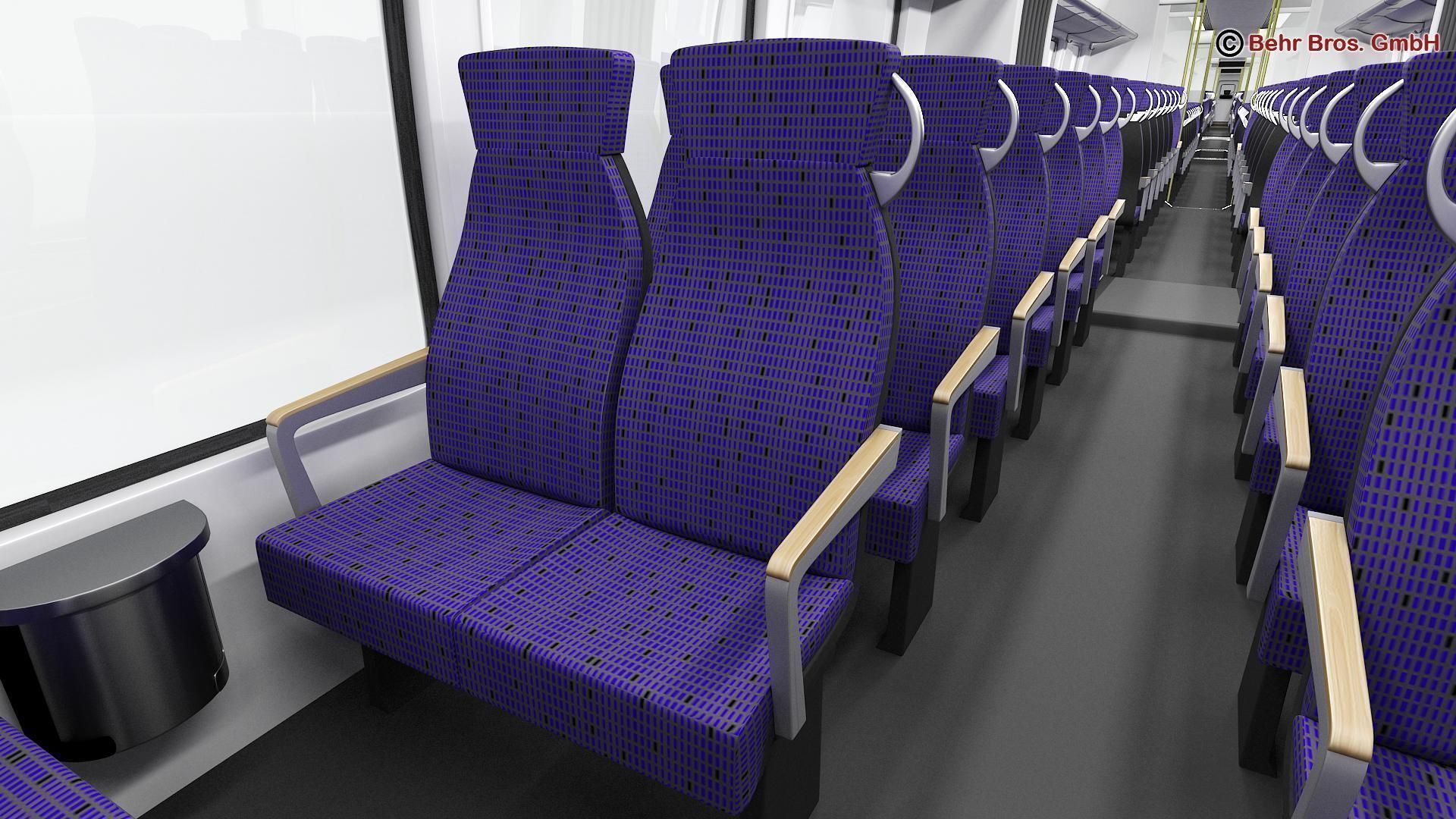 Commuter Train Generic  3D model_39