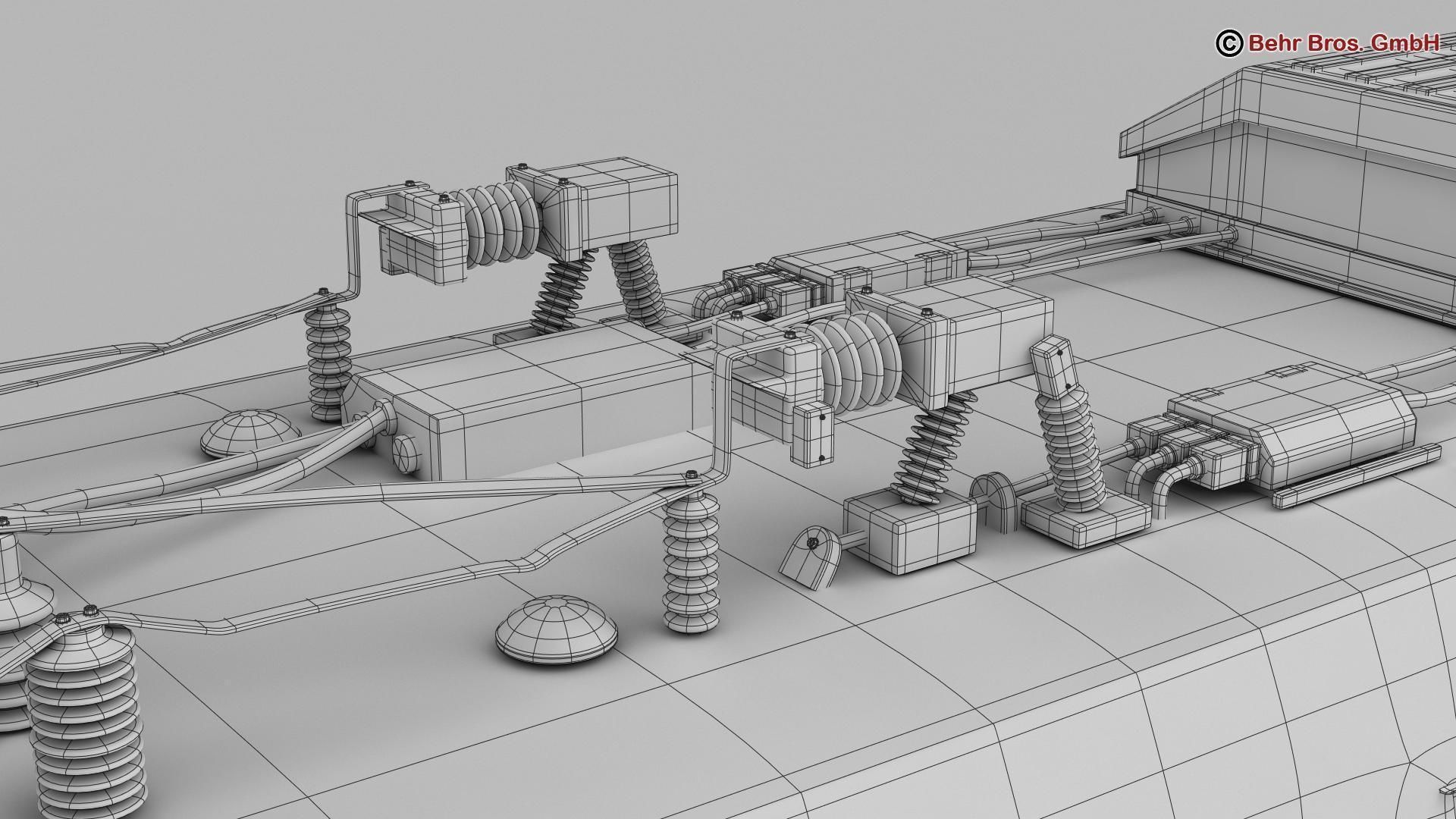 Commuter Train Generic  3D model_32