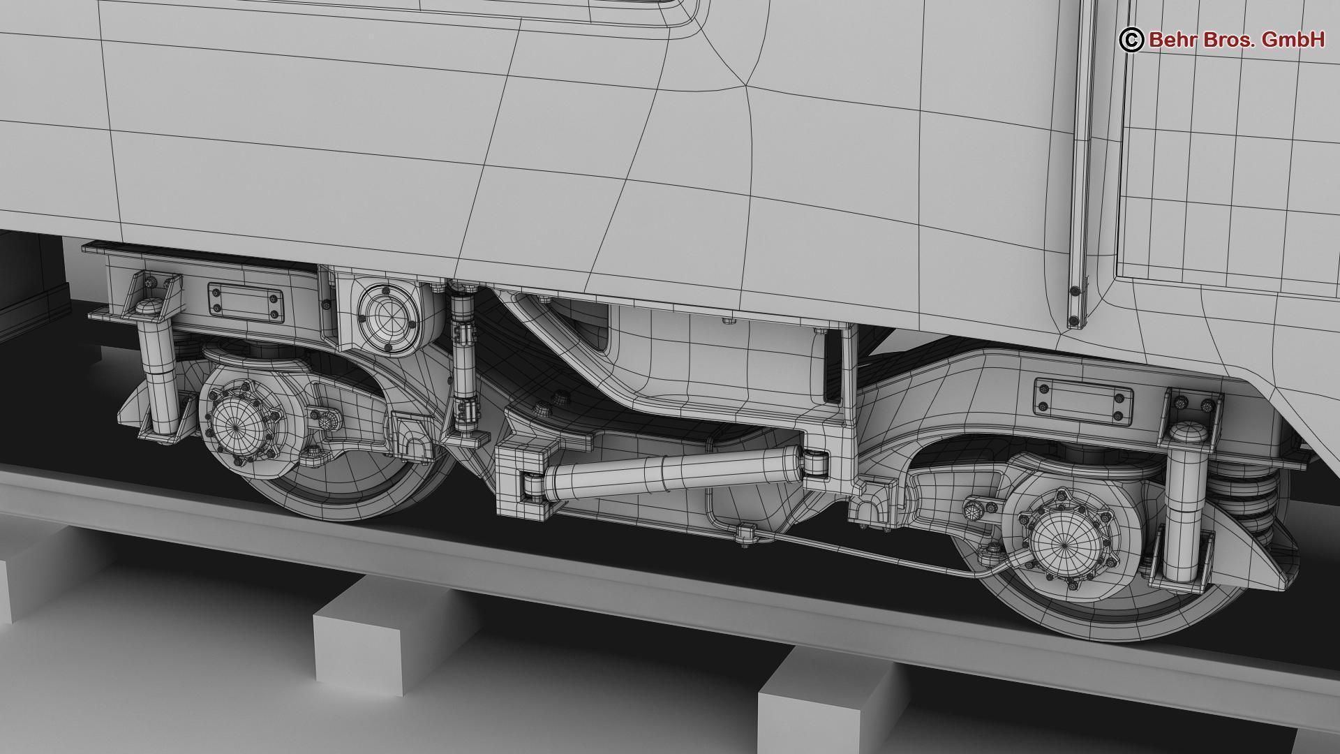 Commuter Train Generic  3D model_23